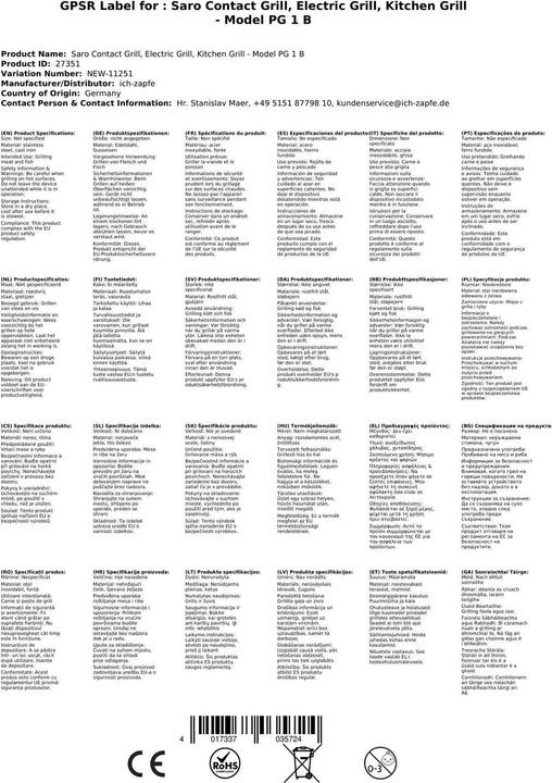 Produktbild Saro Pg 1b