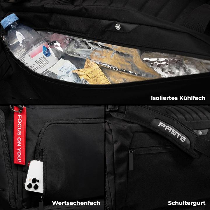 Immagine prodotto Paste Sporttasche mit Rucksackfunktion und Nassfach (68 l)