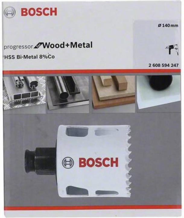 Immagine prodotto Bosch Professional Zubehör Sega a tazza Progressor per legno e metallo. 140 mm (140 millimetri)