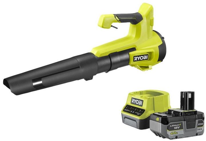 Ryobi 18 V ONE+ Akku-Laubgebläse RY18BLB-140 (Rechargeable battery operated, Leaf blower)