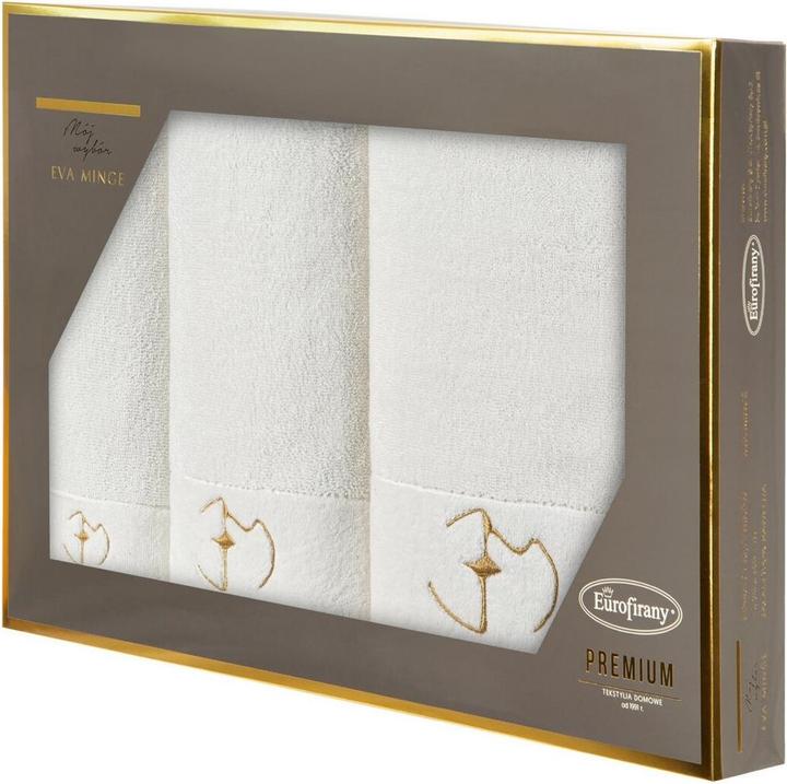 Immagine prodotto Eurofirany EVA MINGE set di asciugamani GAJA in elegante confezione, perfetti come regalo, 550 g/m2 30x50 cm, (30x50 cm)