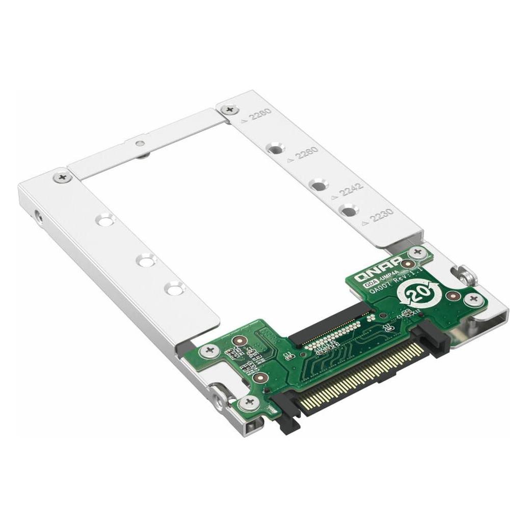 QNAP QDA-UMP4A U.2 NVMe to M.2 NVMe SSD PCIe adapter 7mm, NAS Zubehör