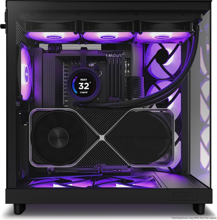 Actual product image NZXT H6 Flow RGB (ATX, mATX, Mini-ITX)
