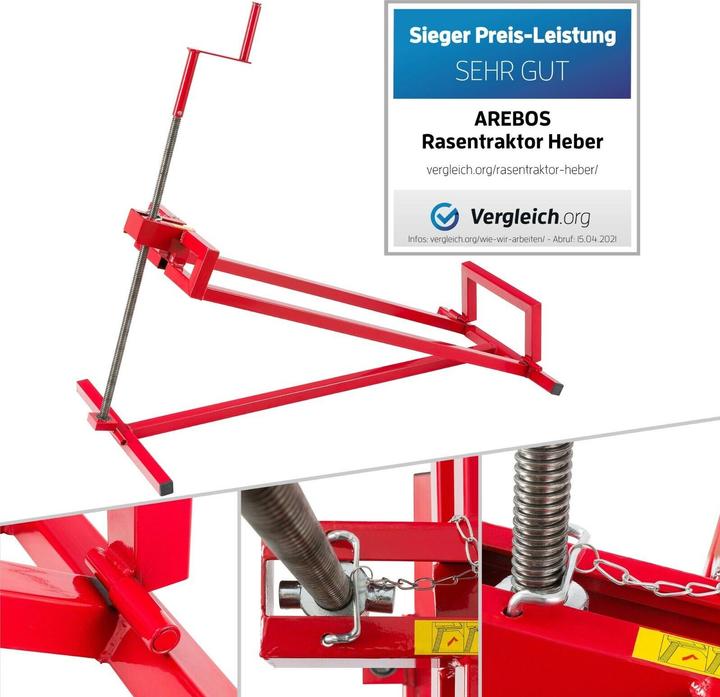 Produktbild Arebos Rasentraktorheber
