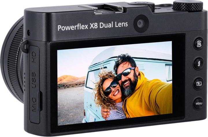 Produktbild Rollei Powerflex X8 Dual Lens | 64 MP Digitalkamera mit 5K (64 Mpx)