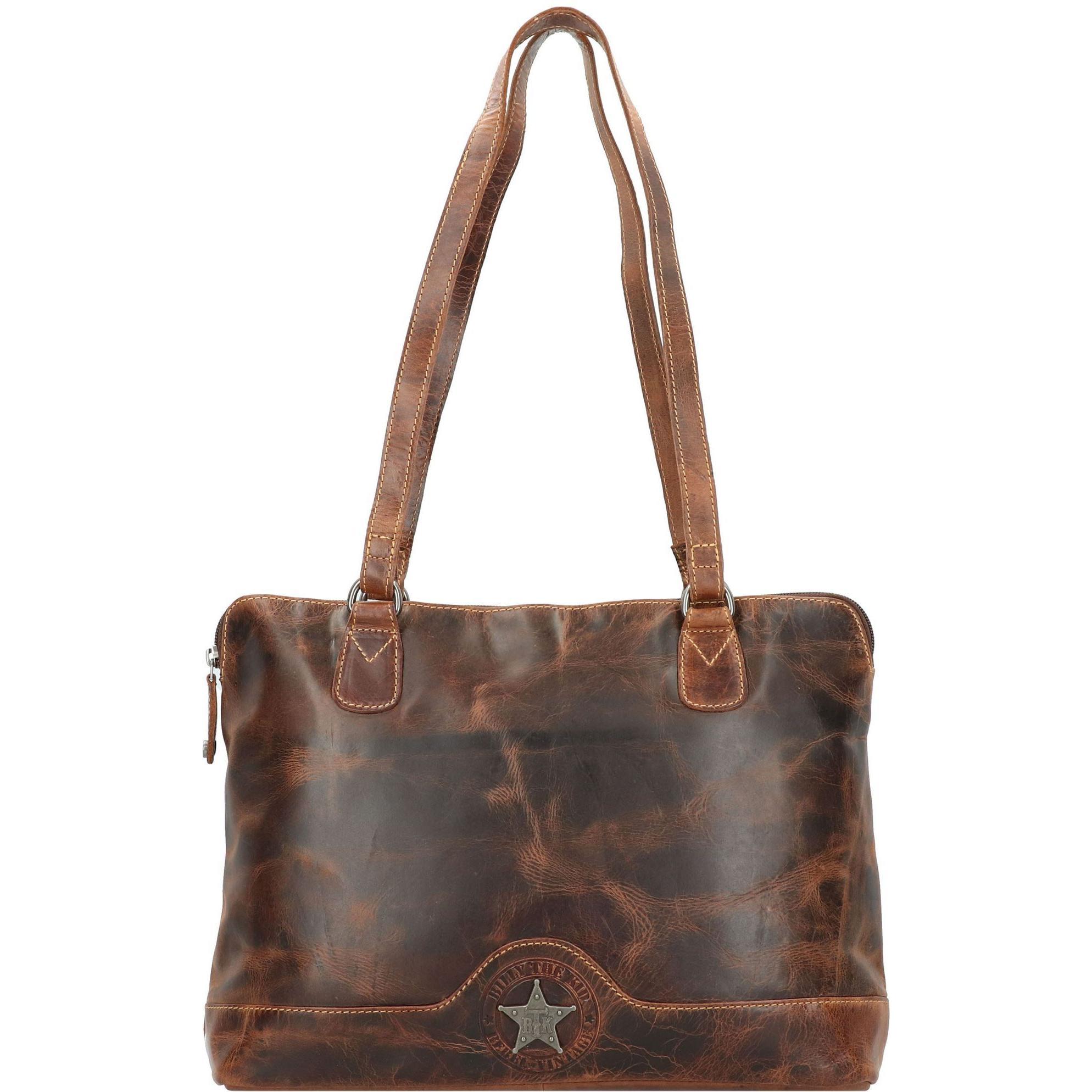 Billy the Kid, Handtasche, Ranger Schultertasche Leder 38 cm, Braun