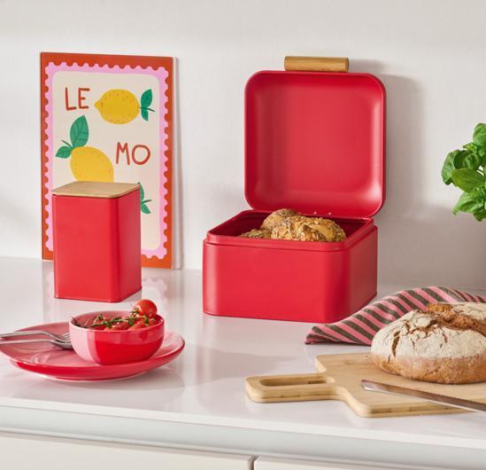 Actual product image Zeller Present Brotkasten Metall 20x20x13.5 cm