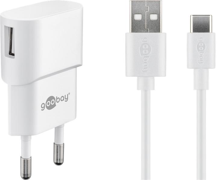 Image du produit Goobay Chargeur USB A avec Câble USB-C (5 W, 2 ports)