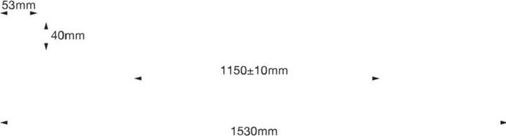 Produktbild Nobrand Osram 3er-Set Feuchtraumleuchte Submarine, 1.5M, 24W, 4000K, weiss