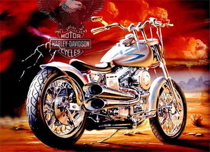 Image du produit Pracht Diamond Painting 6037-40601 Moto 25 x 35 cm