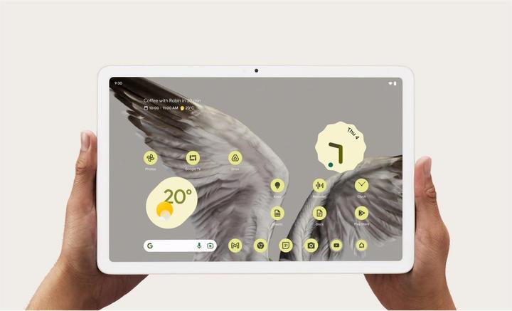 Google Pixel Tablet (WLAN uniquement, 10.95", 128 Go, Porcelain)