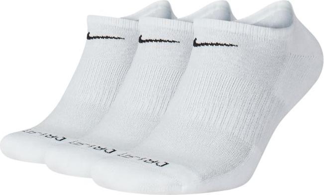 Nike Everyday Plus cushioned socks, 3 pairs, white