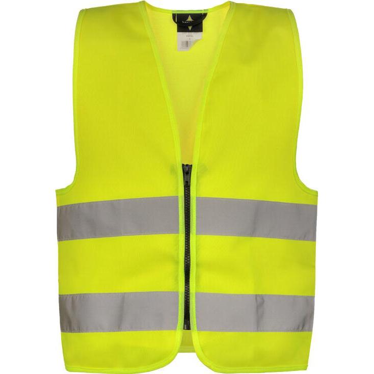 Korntex, Warnweste + Warnshirt, Kinderwarnweste mit Reissverschluss (XS)