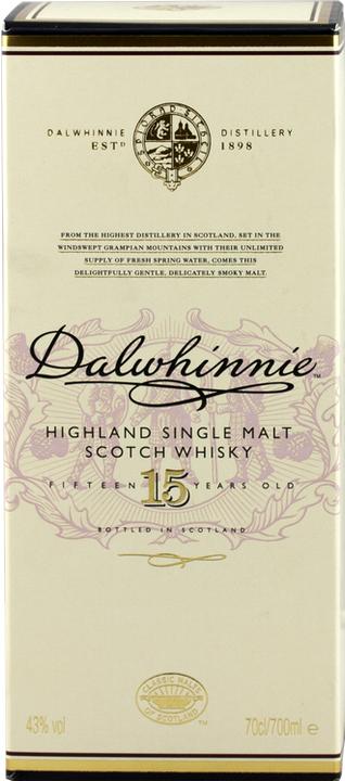 Image du produit Dalwhinnie 15 ans (1 x 70 cl)