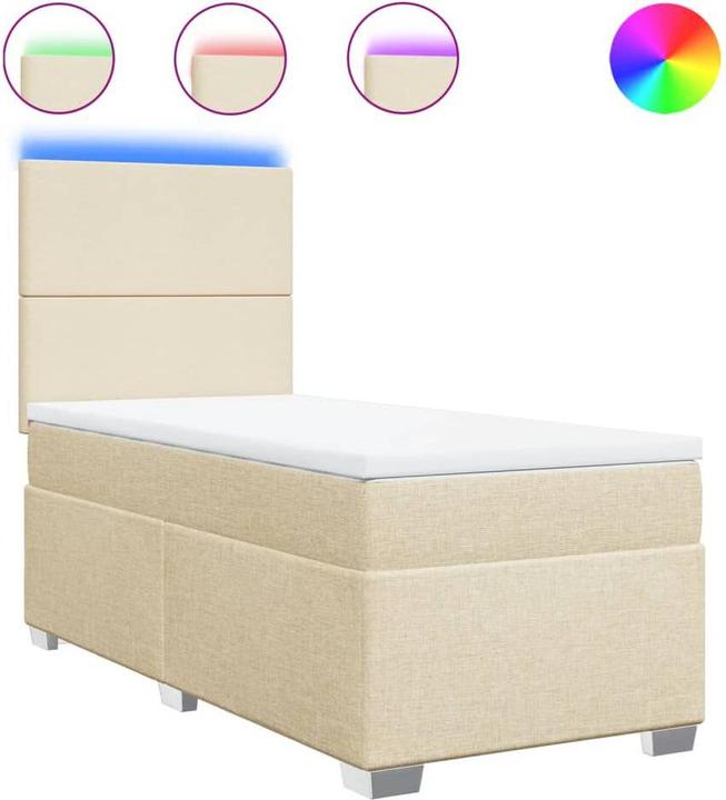 Actual product image vidaXL Boxspringbett (90 x 200 cm)