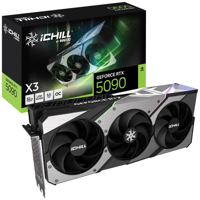 Actual product image Inno3D GeForce RTX 5090 iCHILL X3 (32 GB)