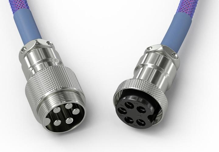 Actual product image Glorious PC Gaming Race Coiled Cable Nebula