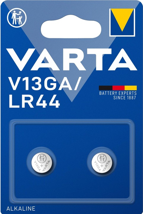 Varta Elettronica V13GA (2 pz., LR44, 155 mAh)