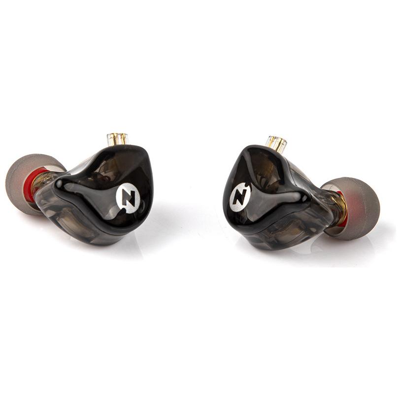 Thumbnail - Intezze ALPHA in-ear headphones with dynamic converters and silver-plated detachable cable Black, Kopfhörer