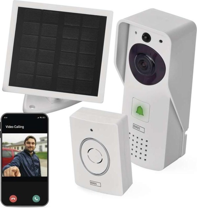 Actual product image Emos GoSmart videozvonek IP-09D DC (Wi-Fi)