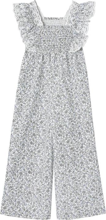 Actual product image Vertbaudet Festlicher Mädchen Jumpsuit mit Blumenprint und Lochstickerei (104)