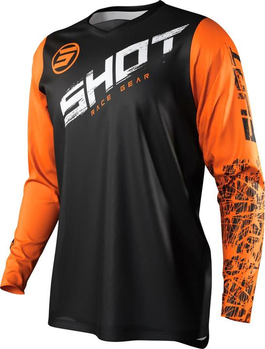 Image du produit Shot DEVO SLAM Jersey orange-schwarz XL (XL)