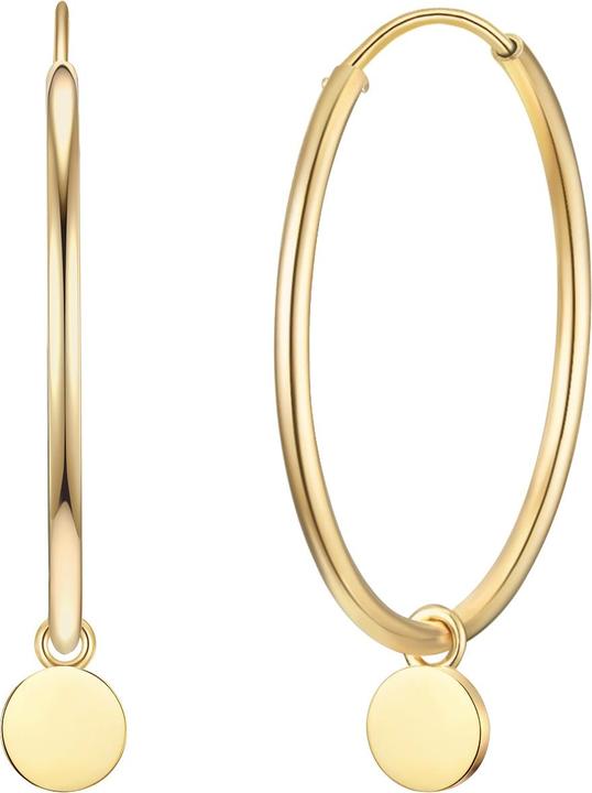 Produktbild Glanzstücke München Damen Kreis Sterling Silber gelbgold - 31446 (Sterling Silber 925/000)