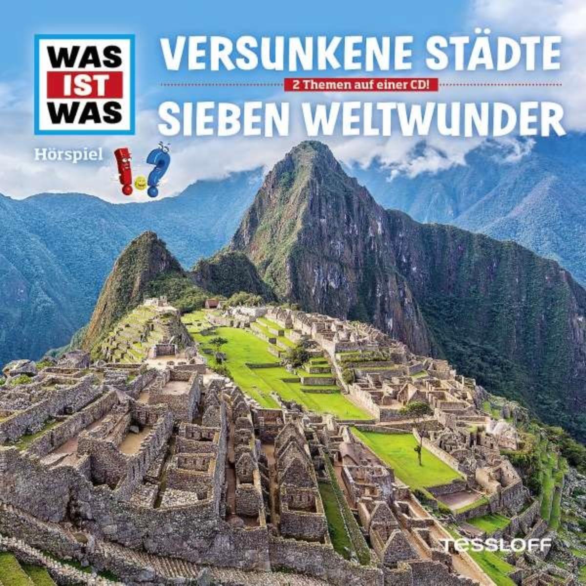 Thumbnail - WAS IST WAS Hörspiel: Versunkene Städte/ Die sieben Weltwunder, Hörbücher von Kurt Haderer, Jan Hameyer, Anna Carlsson, ...