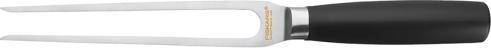 Fiskars Meat fork, length: 388 mm made of steel, non-slip plastic handle (Carving fork)