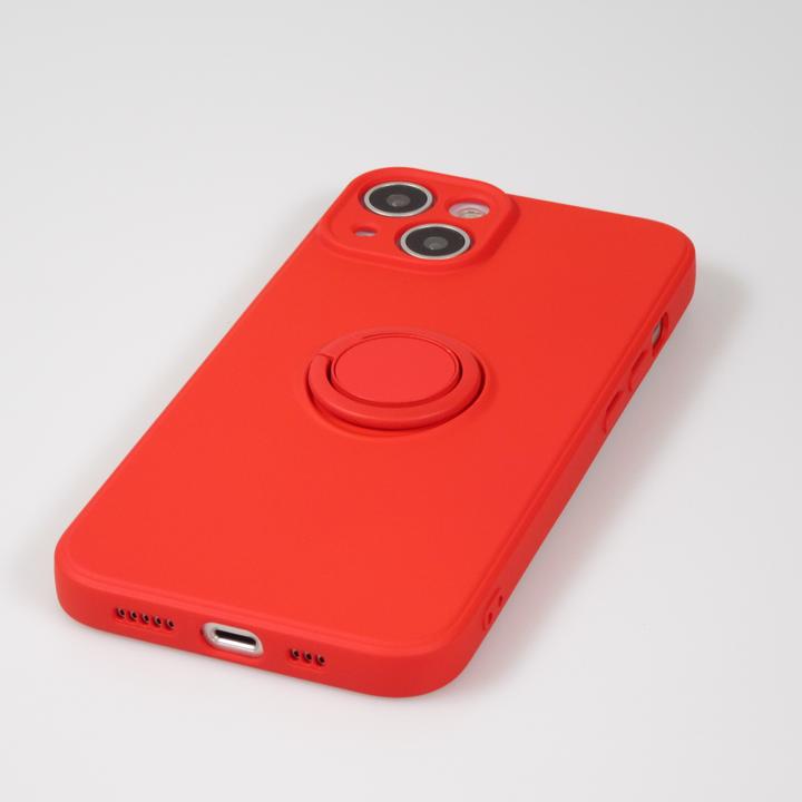 Produktbild PhoneLook Hülle Soft Touch mit Ring (Apple iPhone 14)