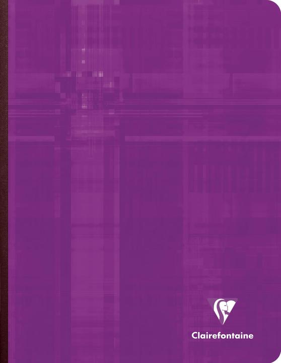 Image du produit Clairefontaine Cahier de notes avec dos en toile (17 x 22 cm, Quadrillé, Couverture rigide)