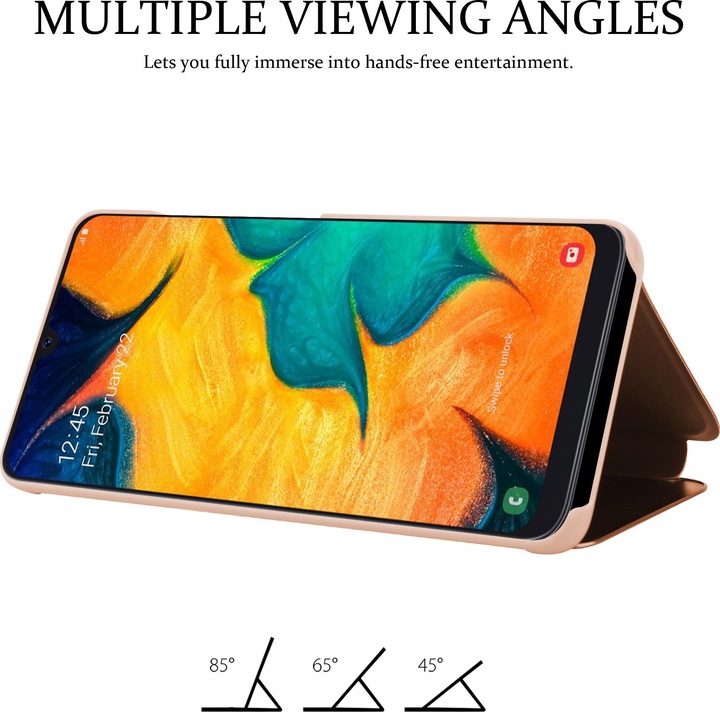 Produktbild Cadorabo Book Smart View Spiegel Cover (Samsung Galaxy A20, Samsung Galaxy A30)