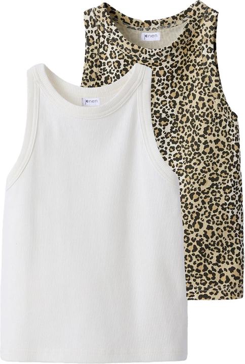 Produktbild Jonen 2er-Pack Mädchen Tops aus Ripp (146, 152)