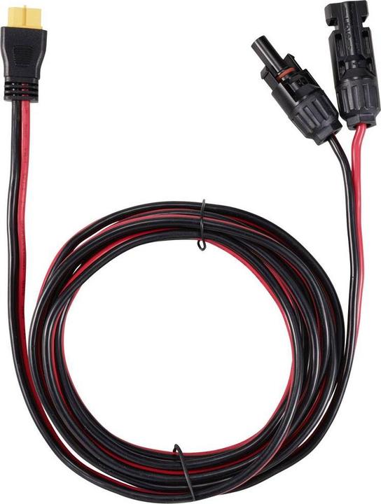 Image du produit Tru Components Solarstecker auf XT60 Buchsenstecker Kabelänge 3 M TC-12195652 Schwarz, Rot TRU (Fiche solaire)