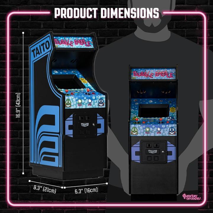 Produktbild Numskull Quarter Scale Arcade Cabinet - Bubble Bobble