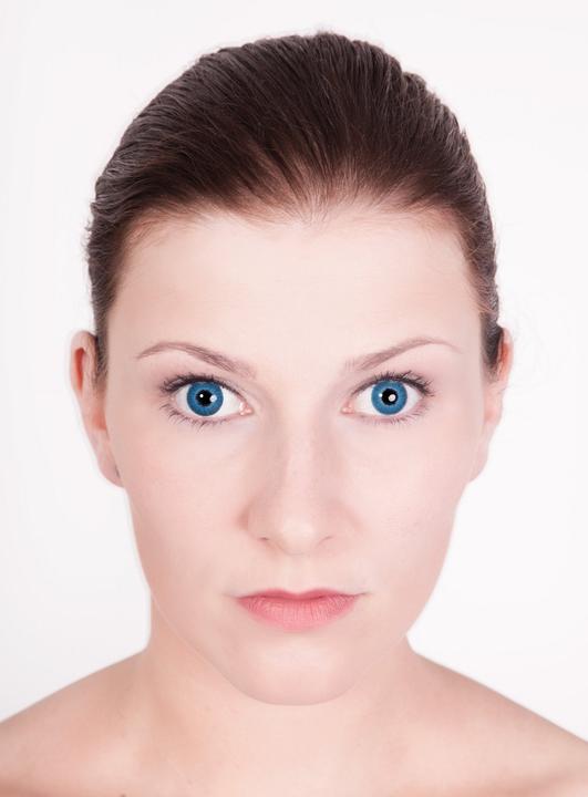 Actual product image Metamorph Blaue Iris mit Dioptrien (Blue)