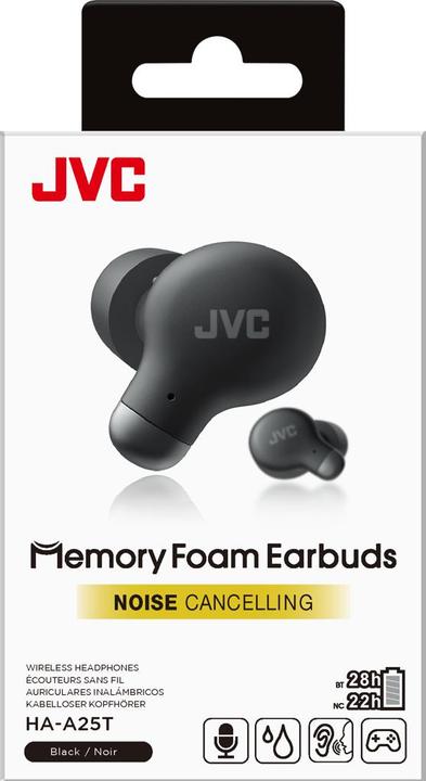 Actual product image JVC HA-A25T Black (ANC, 7.50 h, Wireless)