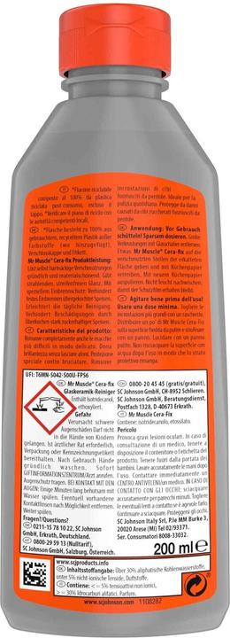 Actual product image Mr Muscle Cera-fix