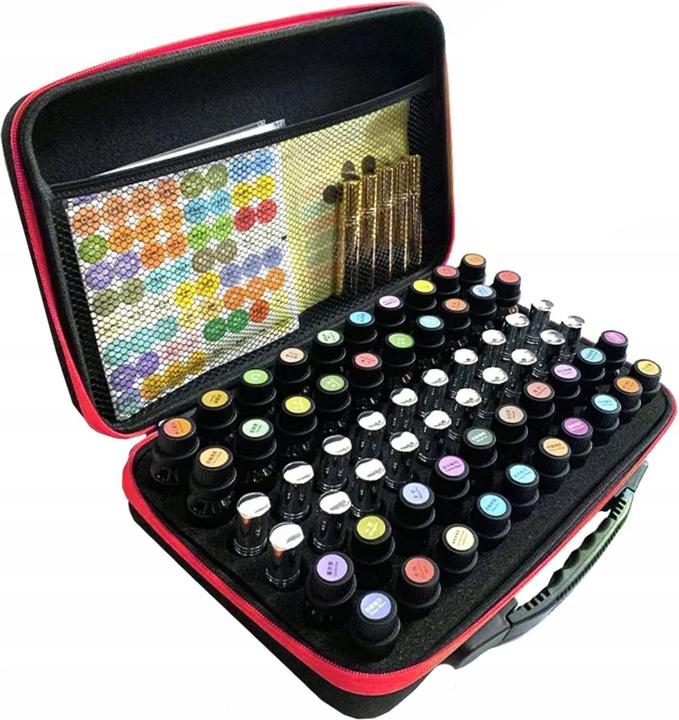 Soulima Make-up-Taschen-Organizer für 60 Nagellacke