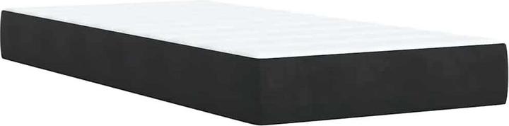 Actual product image vidaXL Bo x spring bed with mattress 200 x 200 cm velvet (200 x 200 cm)