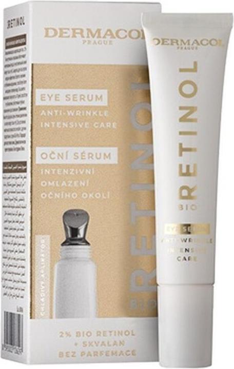 Image du produit Dermacol Sérum pour les yeux au rétinol bio (Soin des yeux Sérum, 15 ml, Jour + nuit)