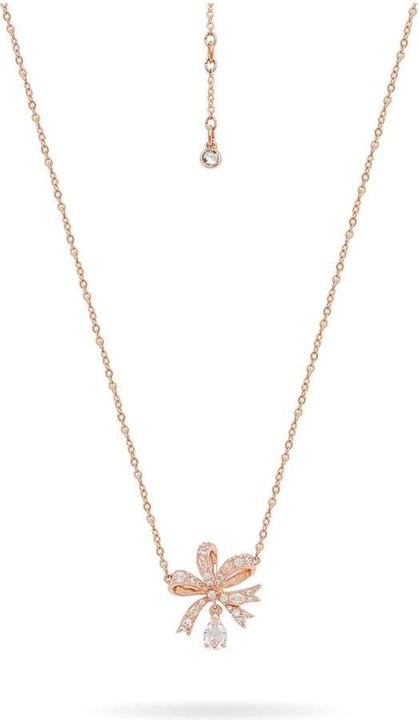Immagine prodotto Swarovski Volta Collana Loop Piccolo Oro Rosa Bianco (Swarovski metallo oro rosa, 38 cm)