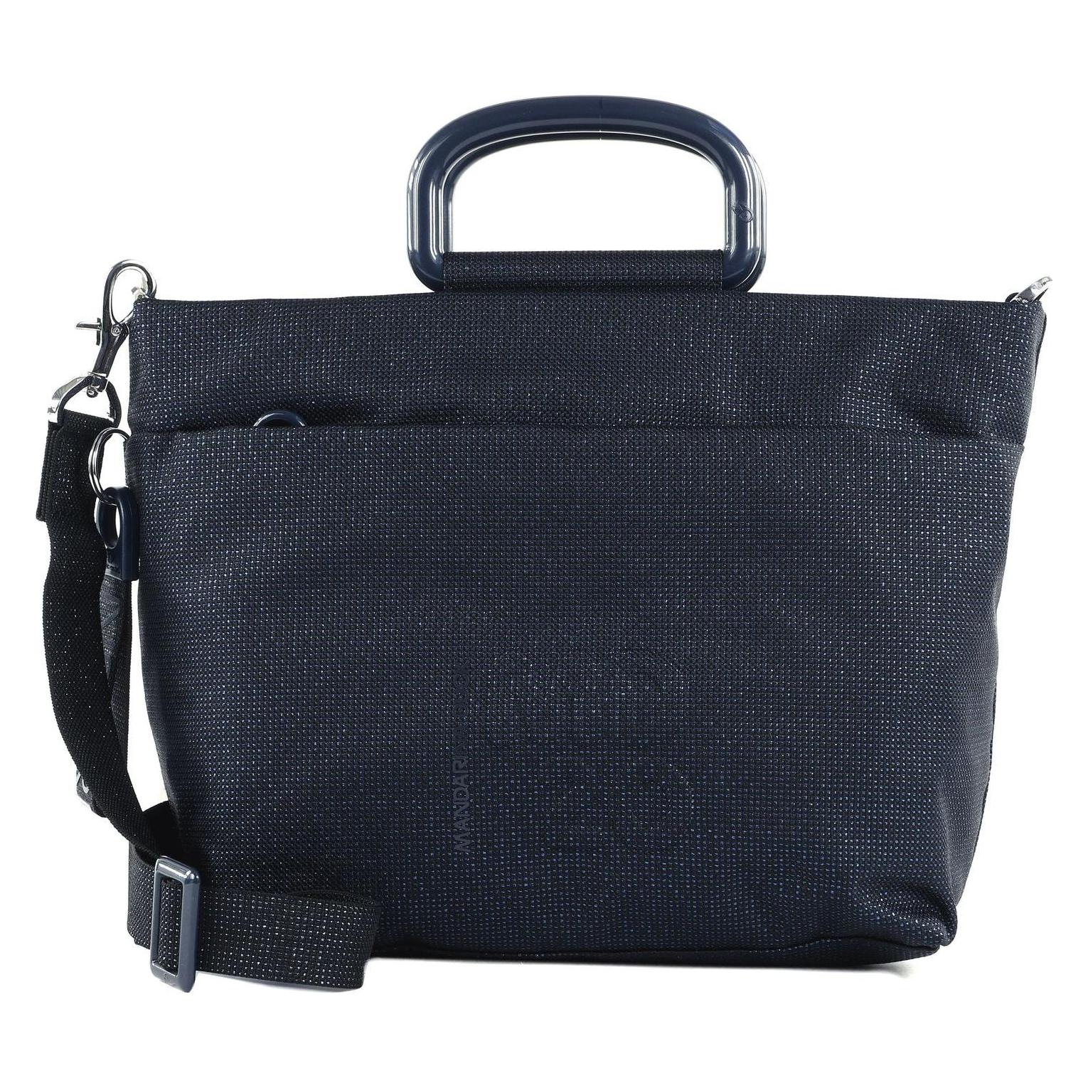 Mandarina Duck, Damen, Handtasche, MD20 Lux Handbag, Schwarz, Blau