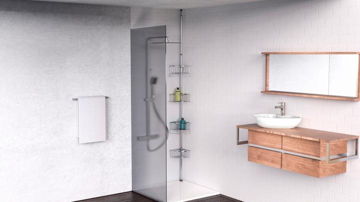 Produktbild Eisl Teleskop-Dusch-Eckregal (23.10 x 23.10 x 245 cm)