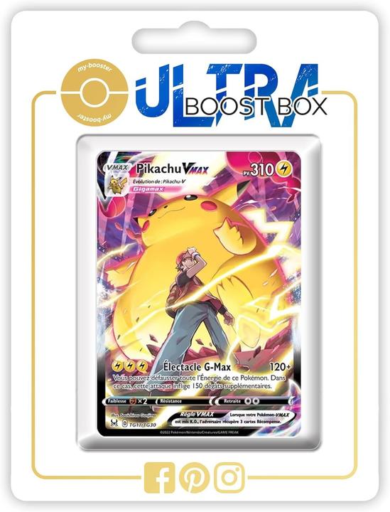 Actual product image Pokémon Pikachu VMAX Alternative Shiny Gallery (French, Booster Pack)