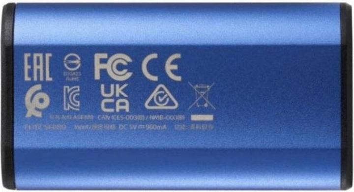 Actual product image Adata Dysk zewnętrzny SSD SE880 4TB USB3.2A/C Gen2x2 Niebieski (4 TB)