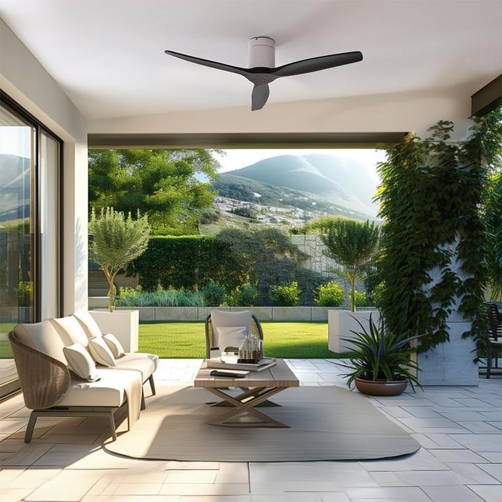 Actual product image Cecotec Energy Efficient DC Ceiling Fan with WiFi, Remote, Timer, and Summer Winter Modes