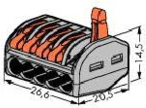 Actual product image Wago Connecting clamp