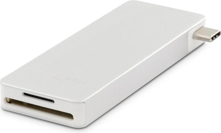 Actual product image LMP Basic Hub 6 Port Silver (USB-C, 6 ports)