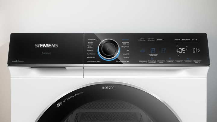 Actual product image Siemens iQ700 (9 kg, Right, CH plug)